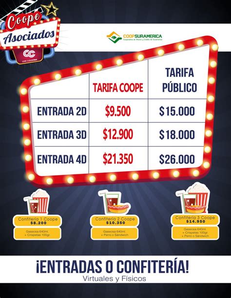 precios cine colombia 2024