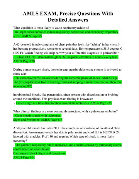 Precise Questions Examples