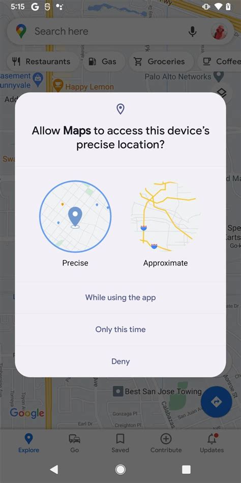 precise vs approximate location