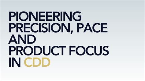 Precision Pace Meaning