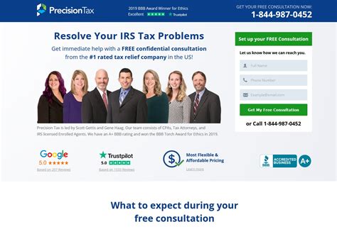 precision tax relief reviews