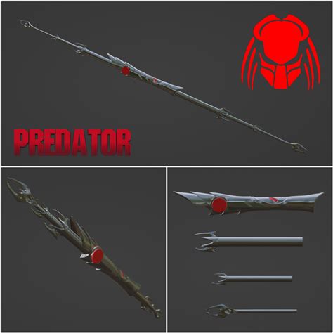 predator spear 3d print