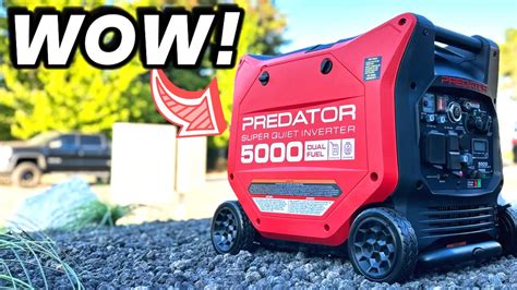 Predator 5000 Inverter Generator Harbor Freight DIY Propane and