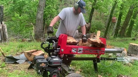 gas powered 212cc predator log splitter McPherson Auction & Realty