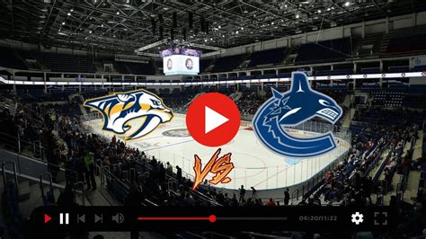 predators vs canucks live stream