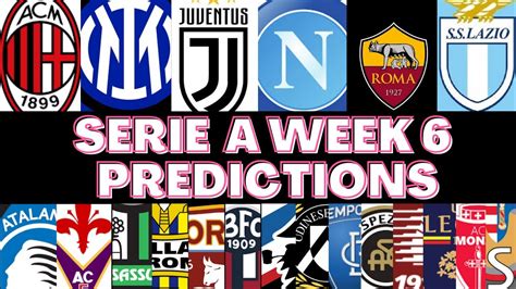 prediction serie a