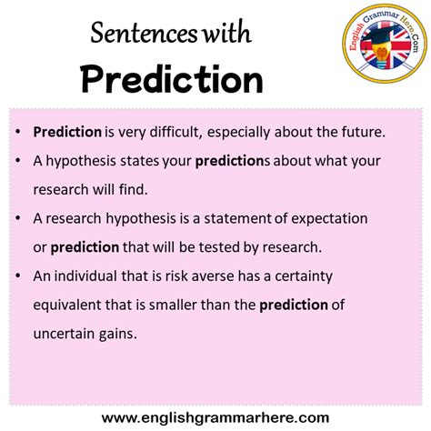 predictor in a sentence