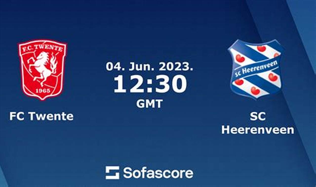 Prediksi Bola Jitu: SC Heerenveen Vs FC Twente, Liga Belanda 2024