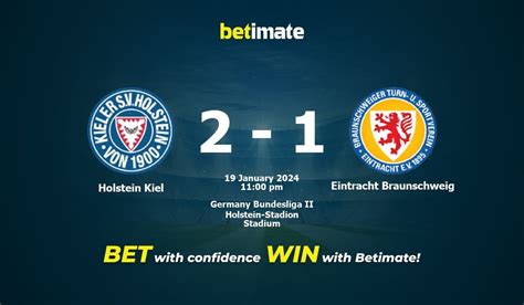 Prediksi Skor Bola Eintracht Braunschweig Vs Holstein Kiel Berdasarkan Statistik