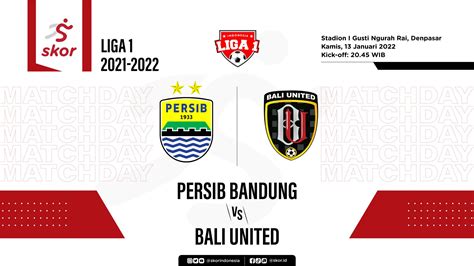 Prediksi Skor Bola Persib Bandung Vs Bali United 3 Agustus Dan Statistik