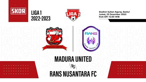 Prediksi Skor RANS Nusantara Vs Madura United, 9 Agustus 2023 Dan Statistik Pertandingan