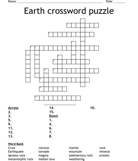 prefix that means earth crossword clue