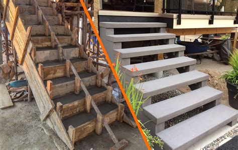 preform concrete steps