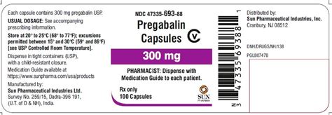 pregabalin inactive ingredients