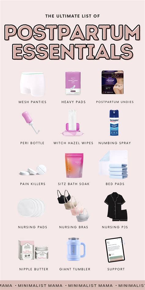Pregnancy Postpartum Essentials