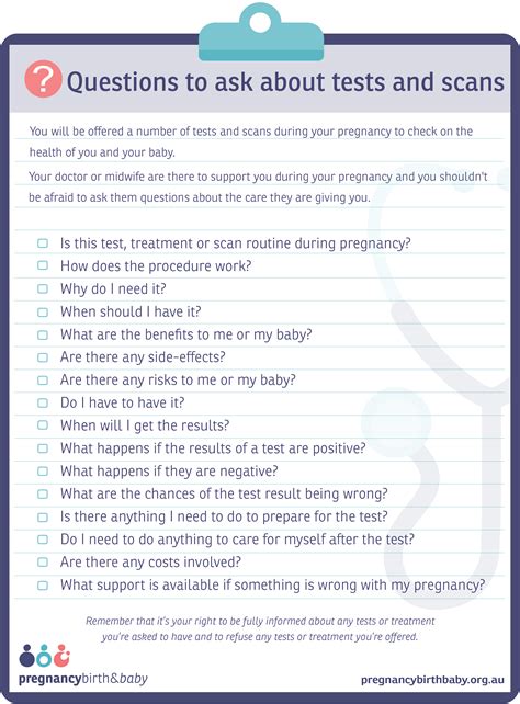 Pregnancy Test Questions