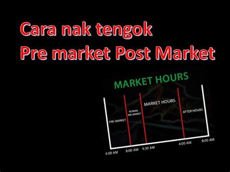 premarket postmarket