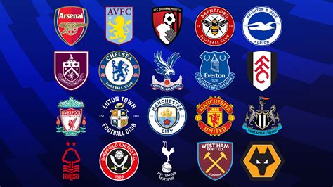 premier league clubs 23/24