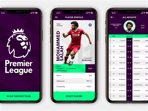 premier league fantasy football app