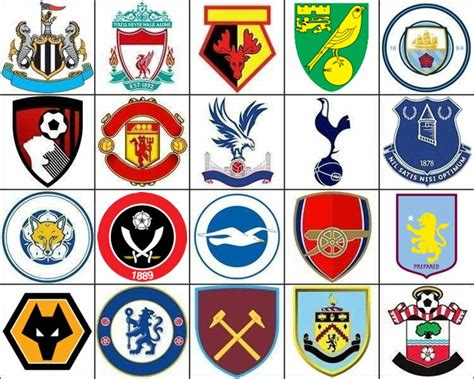 premier league football club badges