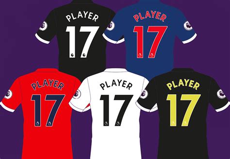 premier league shirt numbers