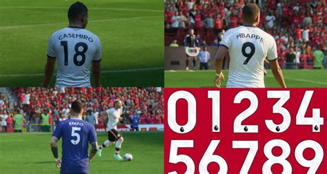 premier league squad numbers 23/24