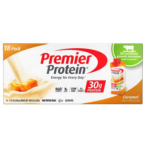 premier protein caramel shakes 18 pack price
