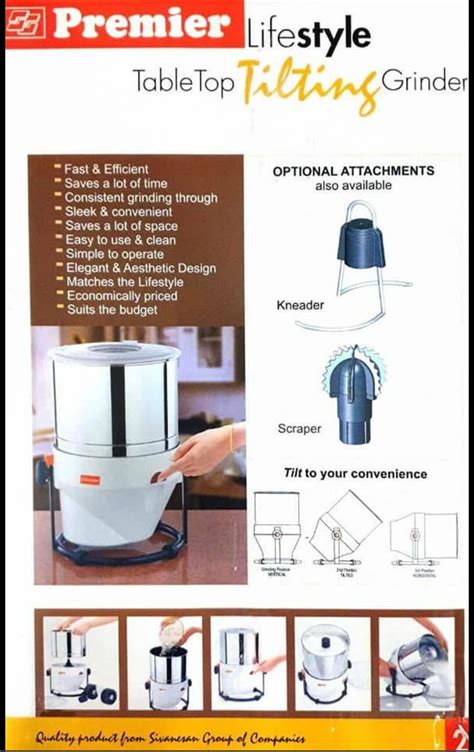 Premier Table Top Tilting Grinder