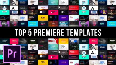 premiere pro youtube template