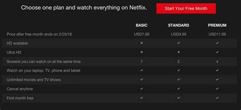 premium subscription netflix