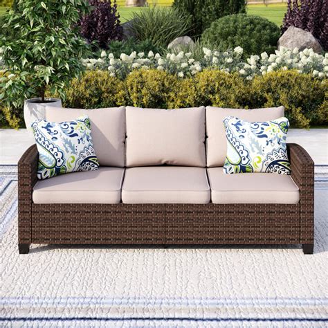 Premium Wicker Patio Sofa