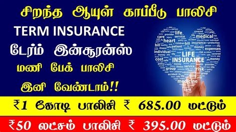 WHAT IS TERM INSURANCE IN TAMIL ITS TYPES AND BENEFITS IN TAMIL
