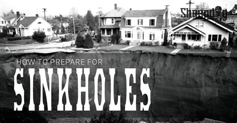 prepare for sinkholes