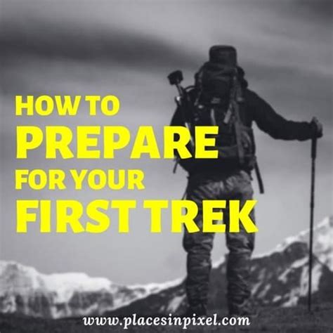 prepare for trek