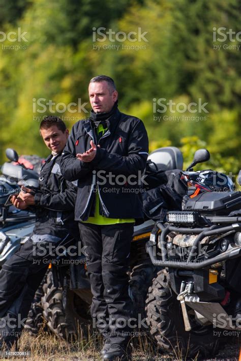 preparing for ATV ride