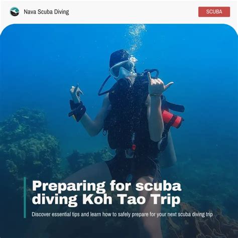 preparing for a dive trip