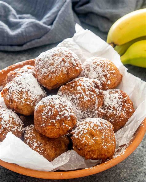 Preparing the Banana Fritter Batter
