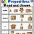 preposition worksheets for kindergarten