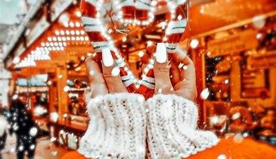 Preppy Christmas Wallpaper Blur