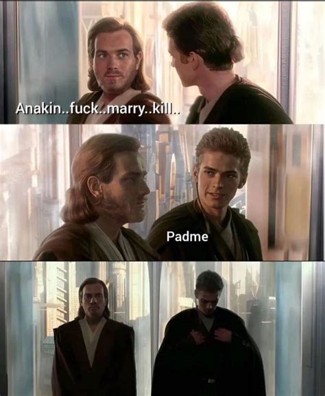 I do not believe Anakin and Padme could have a relationship without me
