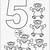 preschool coloring pages numbers