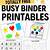preschool learning binder printables pdf free