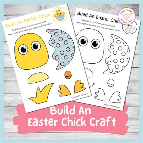 Preschool Chick Inside Egg Printable
