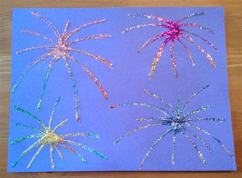 Preschool Firework Craft