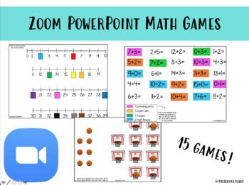 Preschool Math Zoom Activities