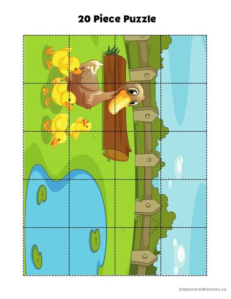 Preschool Puzzles Printable