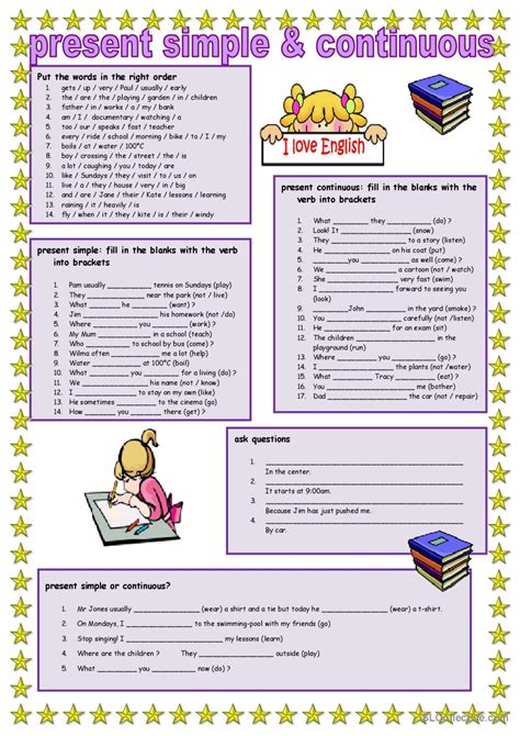 Present past and future continuous Activities ESL worksheet by
