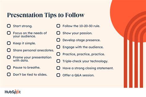 presentation guidelines