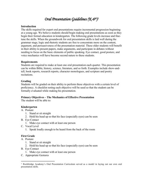 presentation guidelines conference