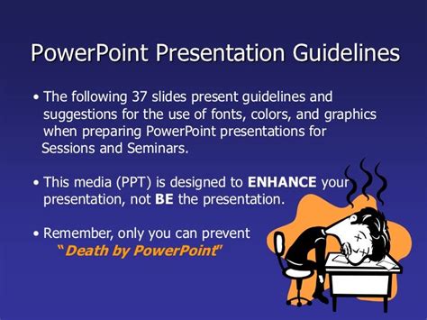 presentation guidelines powerpoint
